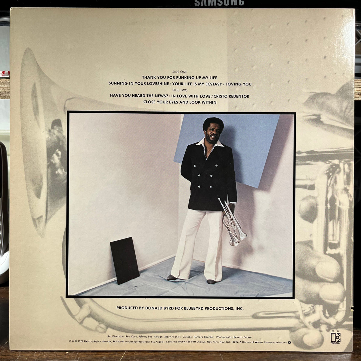 Donald Byrd - Thank You … For F.U.M.L. (Funking Up My Life) (LP) | Near Mint (NM) Near Mint (NM)-The Happy Cap