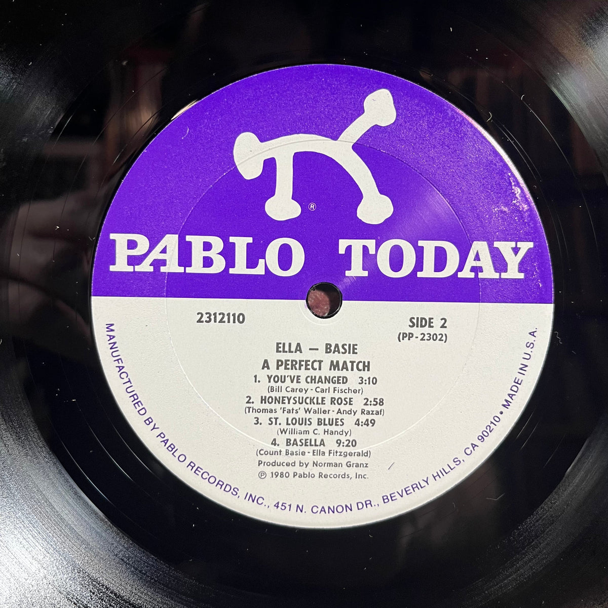 Ella Fitzgerald - A Perfect Match (LP) | Near Mint (NM) Near Mint- (NM-)-The Happy Cap