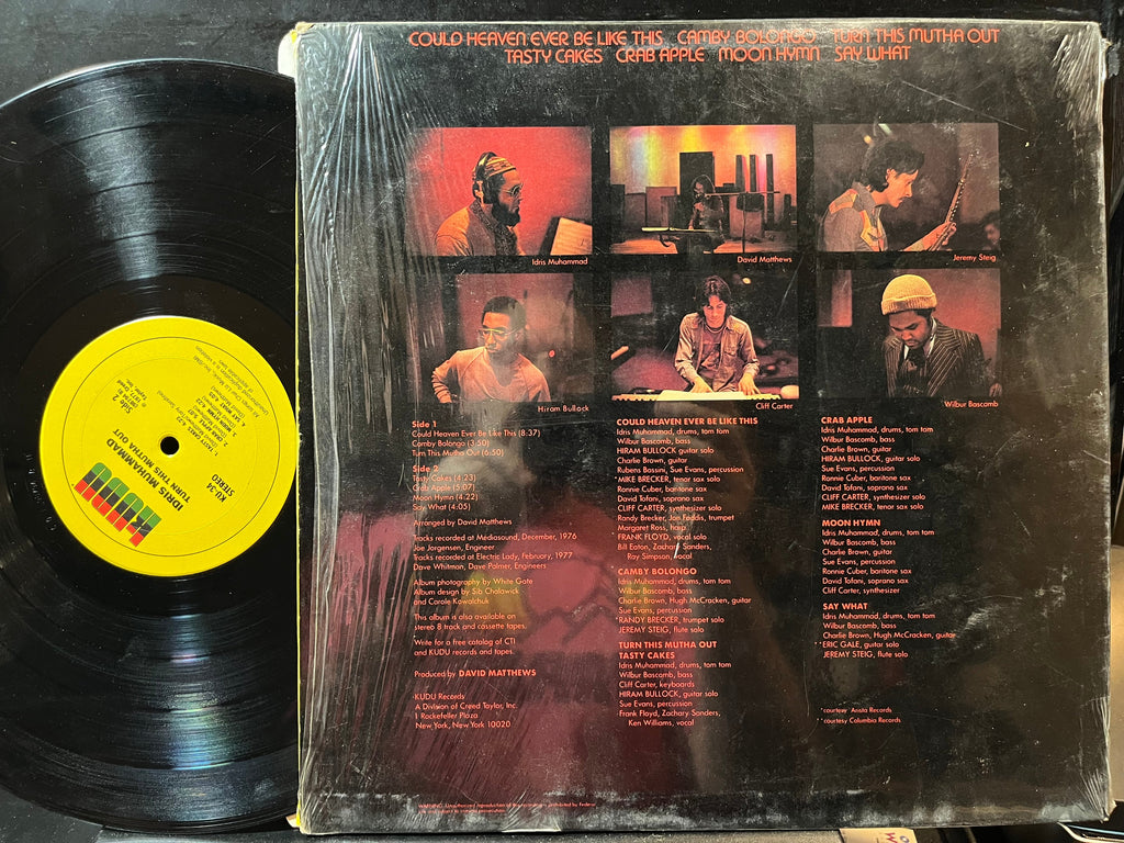 Idris Muhammad - Turn This Mutha Out (VINYL LP Kudu 34) | NEW Very Good (VG) Near Mint (NM)-The Happy Cap