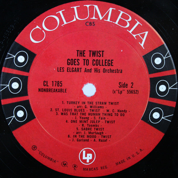 Les Elgart And His Orchestra - The Twist Goes To College | Very Good Plus (VG+) Near Mint (NM)-The Happy Cap