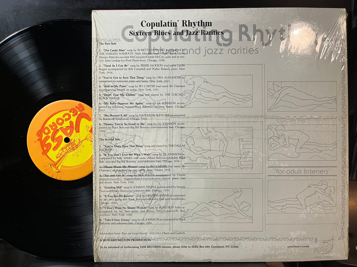 Various - Copulating Rhythm Volume One (VINYL LP) | Near Mint (NM or M-) Near Mint (NM)-The Happy Cap