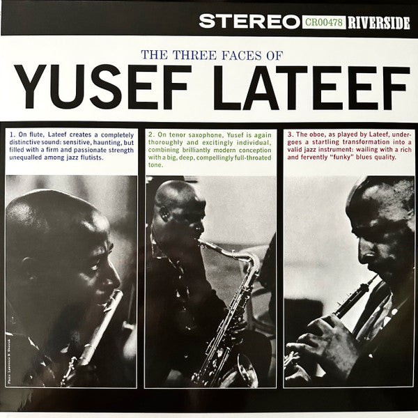 Yusef Lateef The Three Faces of Yusef Lateef LP Mint (M) Mint (M)-The Happy Cap