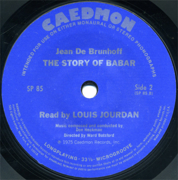 Jean De Brunhoff - The Story Of Babar The Little Elephant | Near Mint (NM) Very Good Plus (VG+)-The Happy Cap