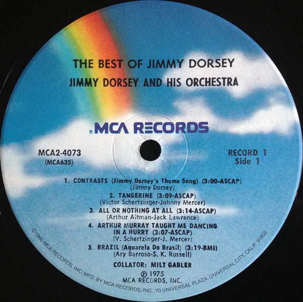 The Best Of Jimmy Dorsey | Near Mint (NM) Very Good Plus (VG+)-The Happy Cap