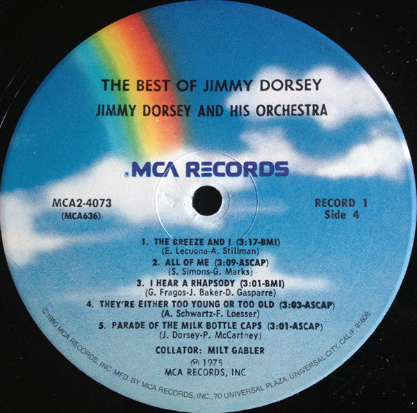 The Best Of Jimmy Dorsey | Near Mint (NM) Very Good Plus (VG+)-The Happy Cap