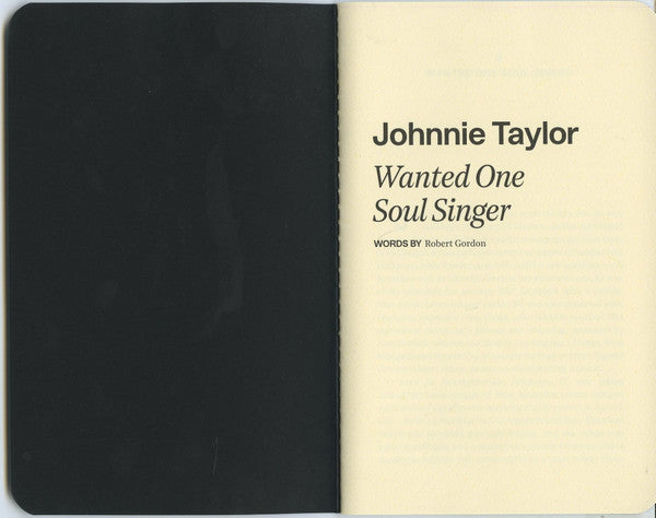 Johnnie Taylor - Wanted One Soul Singer | Mint (M) Mint (M)-The Happy Cap