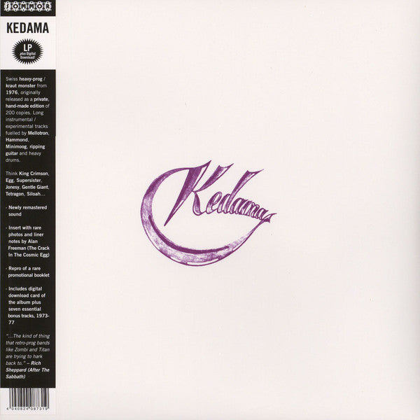 Kedama - Live At Sunrise Studios (VINYL LP) | NEW Mint (M) Mint (M)-The Happy Cap