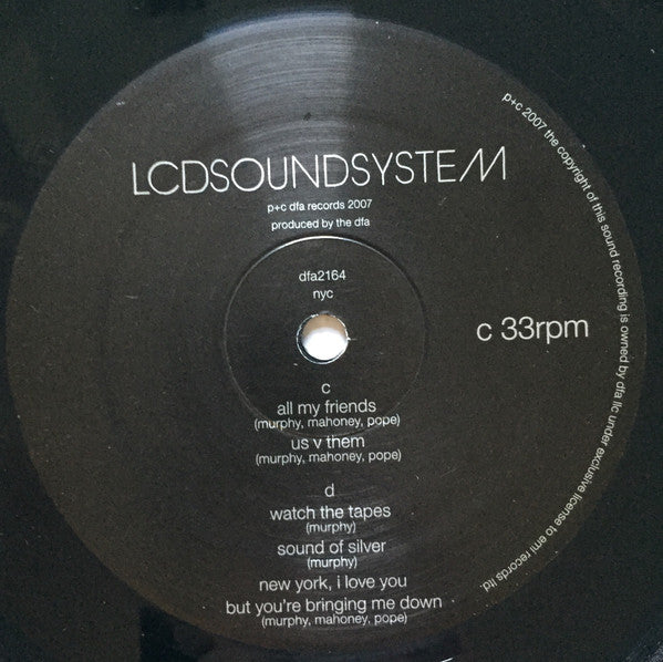 LCD Soundsystem  Sound Of Silver (2xVINYL) | Mint (M) Mint (M)-The Happy Cap