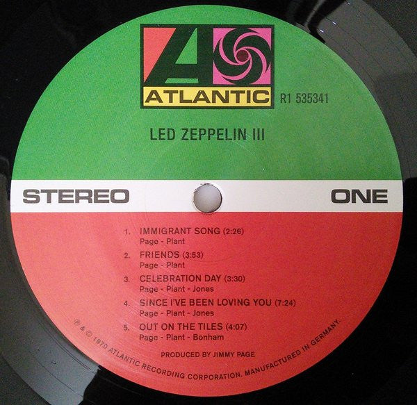 Led Zeppelin - Led Zeppelin III | Mint (M) Mint (M)-The Happy Cap