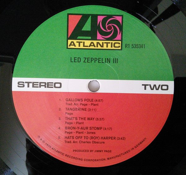 Led Zeppelin - Led Zeppelin III | Mint (M) Mint (M)-The Happy Cap