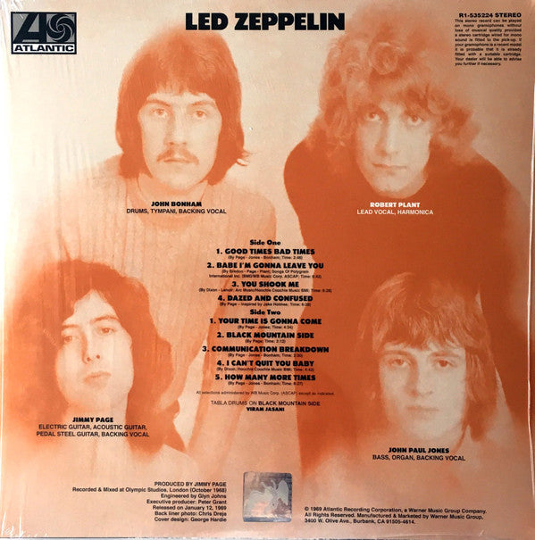 Led Zeppelin - Led Zeppelin | Mint (M) Mint (M)-The Happy Cap