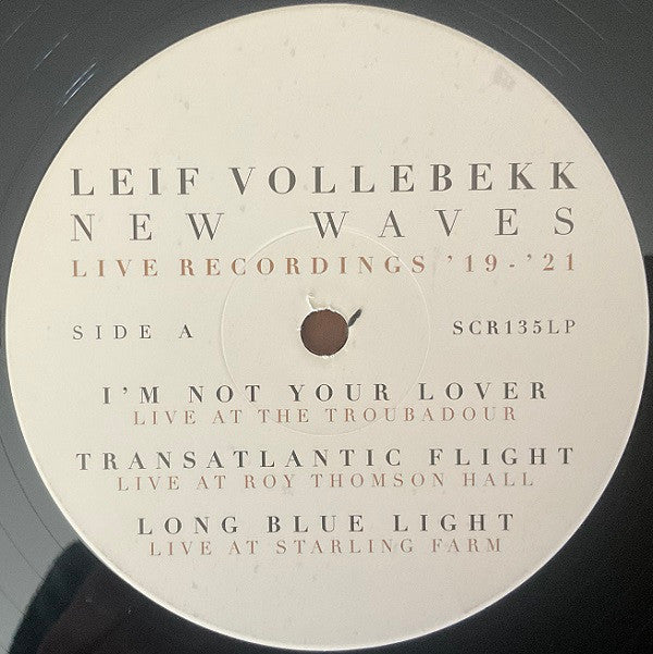 Leif Vollebekk - New Waves (Live Recordings ’19-’21) | Mint (M) Mint (M)-The Happy Cap