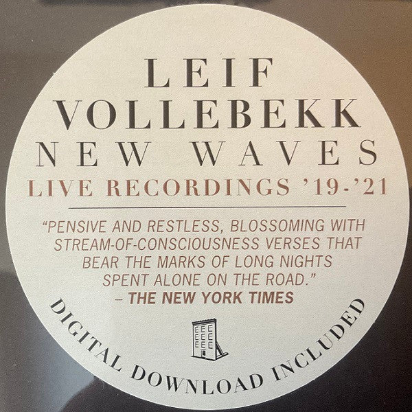 Leif Vollebekk - New Waves (Live Recordings ’19-’21) | Mint (M) Mint (M)-The Happy Cap