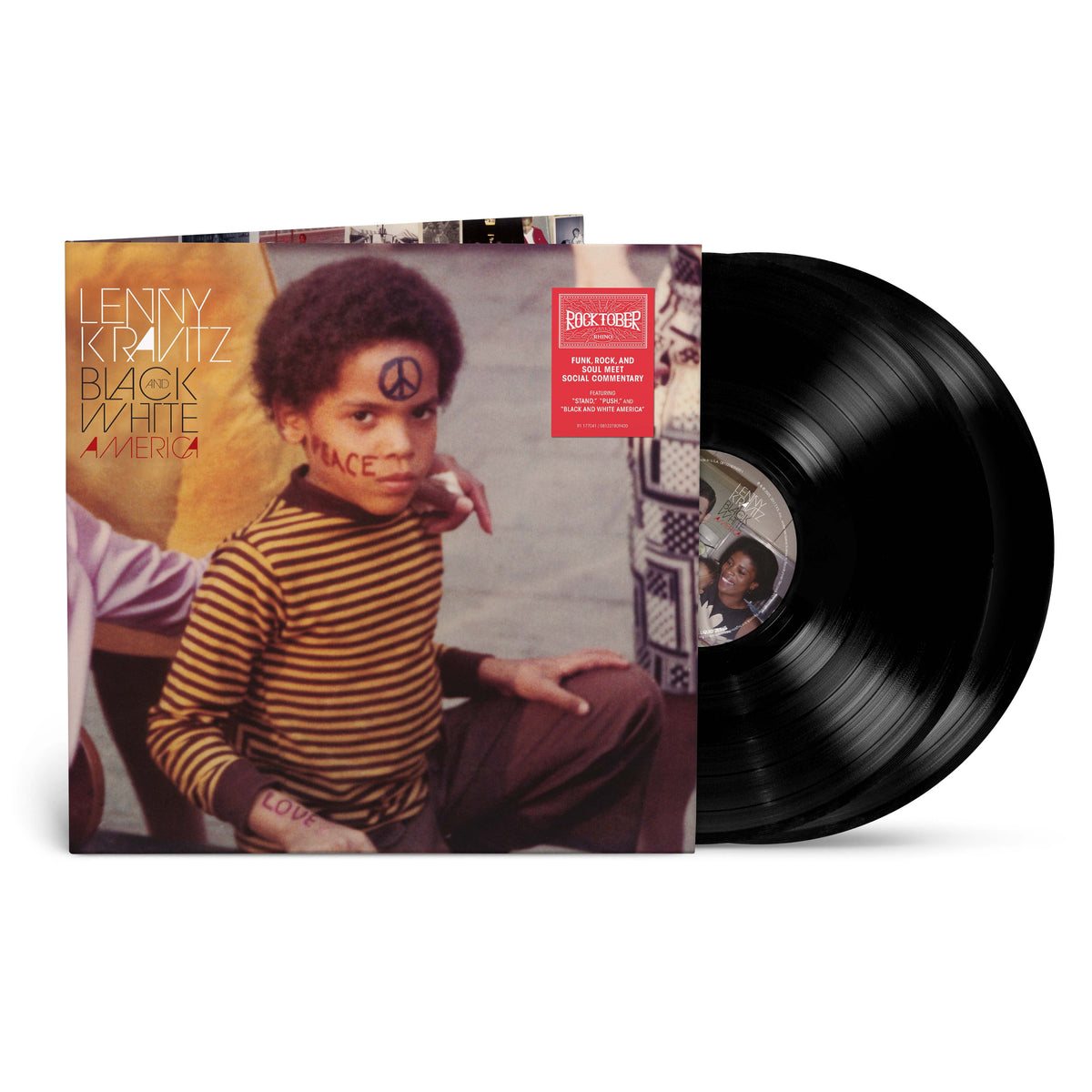 Lenny Kravitz - Black & White America (RKTBR25)(2LP) | Mint (M) Mint (M)-The Happy Cap