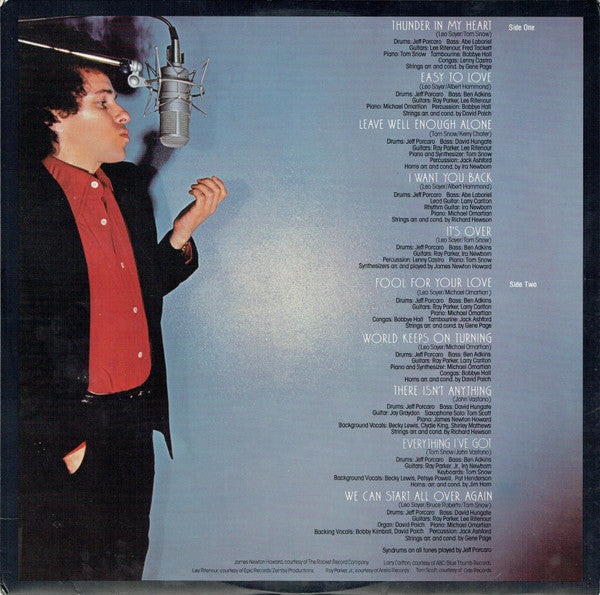 Leo Sayer - Thunder In My Heart | Near Mint (NM) Very Good Plus (VG+)-The Happy Cap