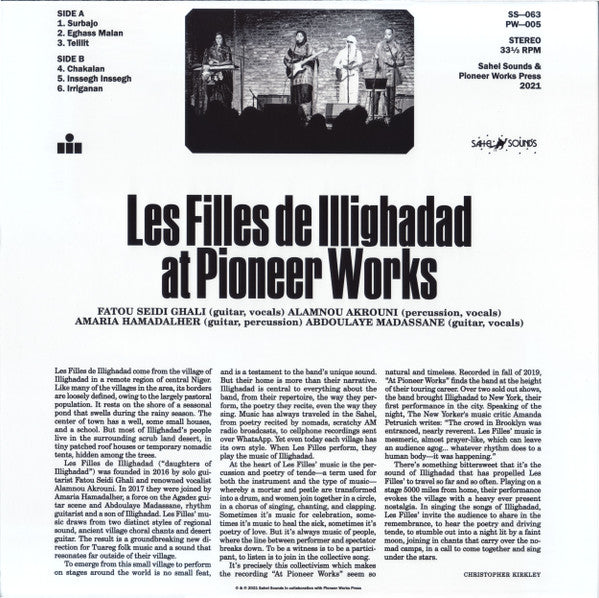 Les Filles de Illighadad - At Pioneer Works | Mint (M) Mint (M)-The Happy Cap