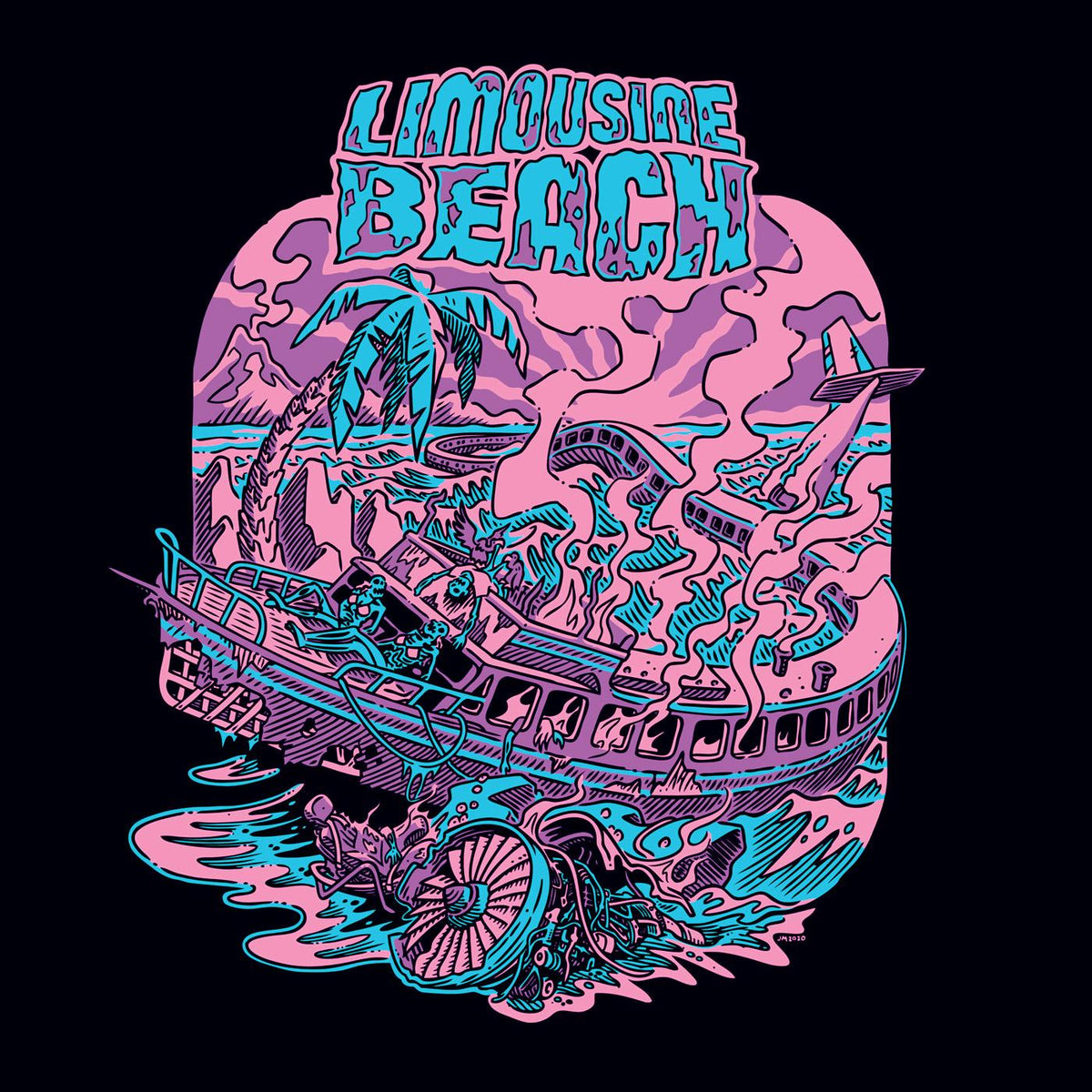 LIMOUSINE BEACH - Limousine Beach (OPAQUE BLUE VINYL) |-The Happy Cap