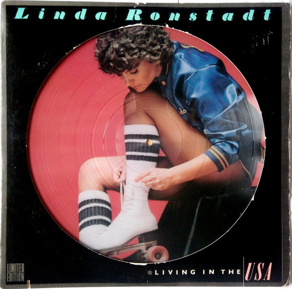 Linda Ronstadt - Living In The USA | Near Mint (NM) Very Good Plus (VG+)-The Happy Cap