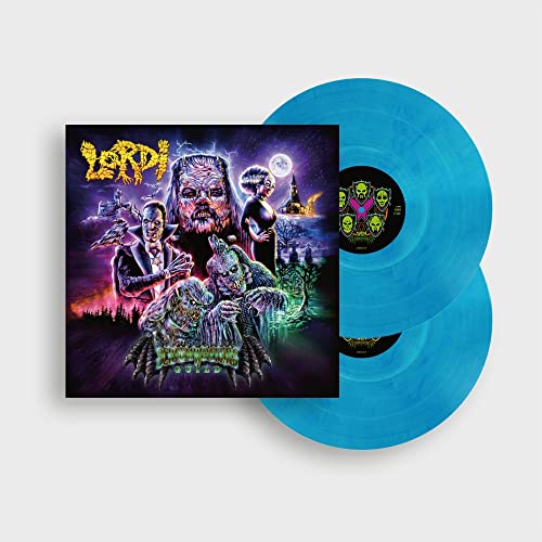 Lordi - Screem Writers Guild 2LP (transparent+blue marbled in gatefold) | Mint (M) Mint (M)-The Happy Cap