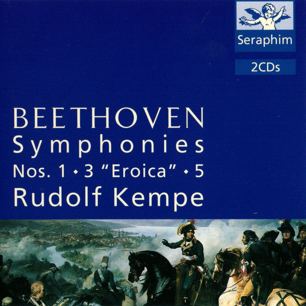 Ludwig van Beethoven, Rudolf Kempe - Symphonies Nos. 1 ⬥ 3 "Eroica" ⬥ 5 (CD) | Near Mint (NM) Near Mint (NM)-The Happy Cap