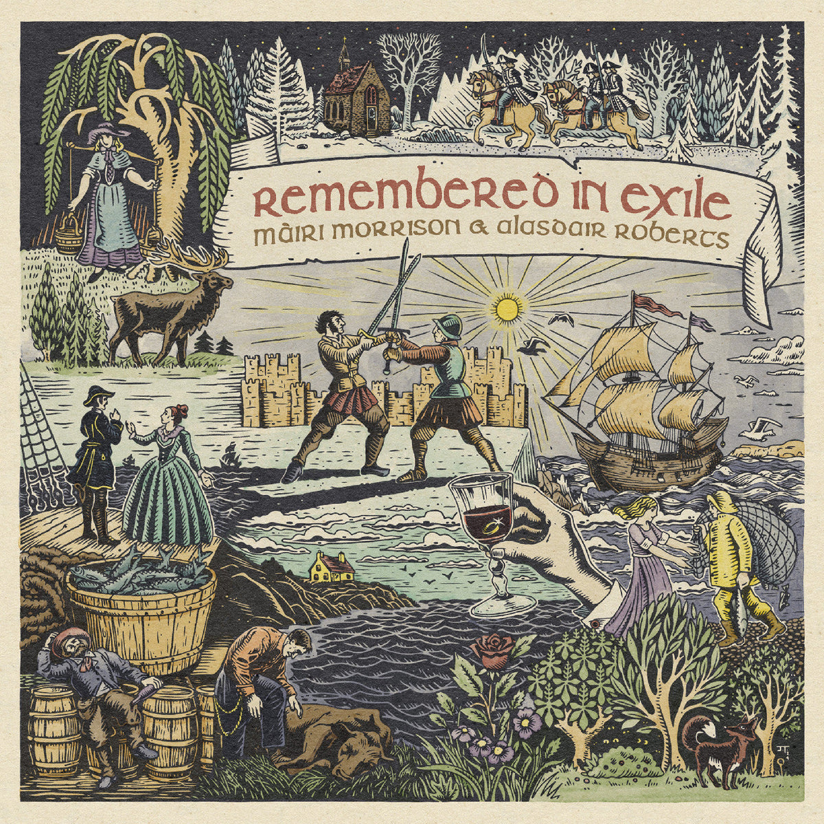 Mairi & Alasdair Roberts With Pete Johnston & Frie - Remembered In Exile: Songs And Ballads From Nova Scotia |-The Happy Cap