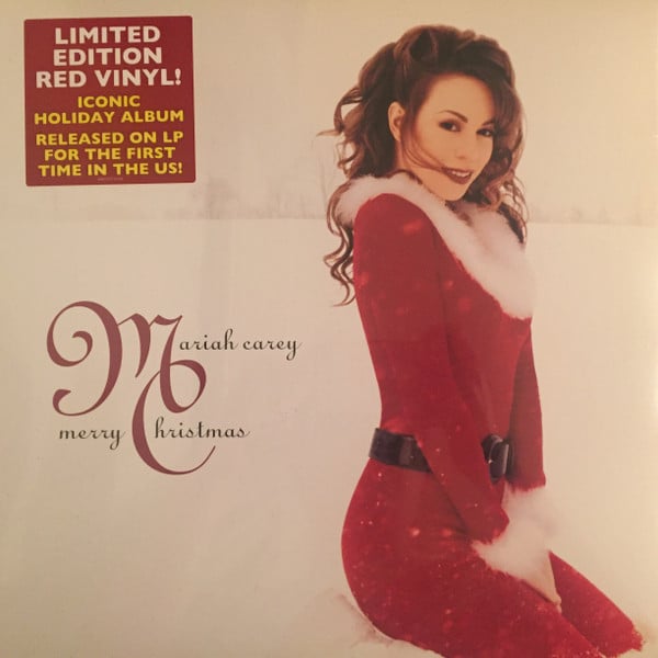 Mariah Carey Merry Christmas Columbia, Legacy LP, Album, Ltd, RE, Red Mint (M) Mint (M)-The Happy Cap
