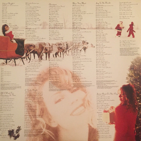 Mariah Carey Merry Christmas Columbia, Legacy LP, Album, Ltd, RE, Red Mint (M) Mint (M)-The Happy Cap