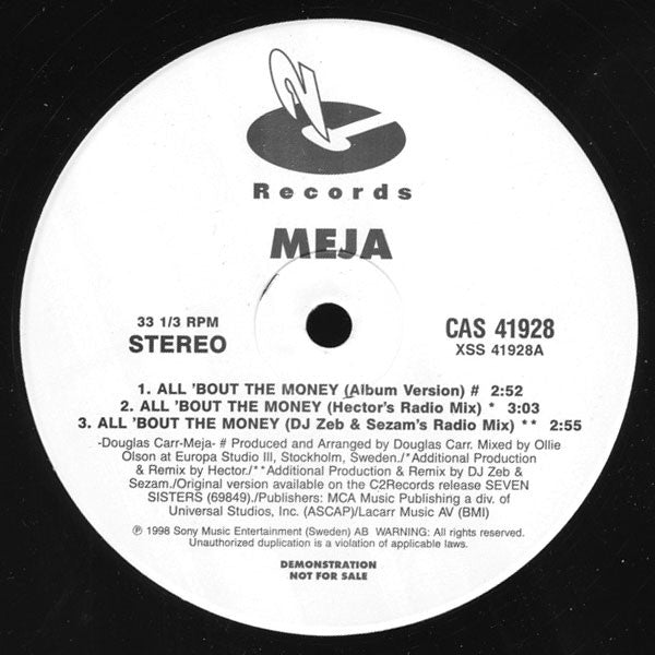 Meja - All 'Bout The Money | Very Good Plus (VG+) Generic-The Happy Cap