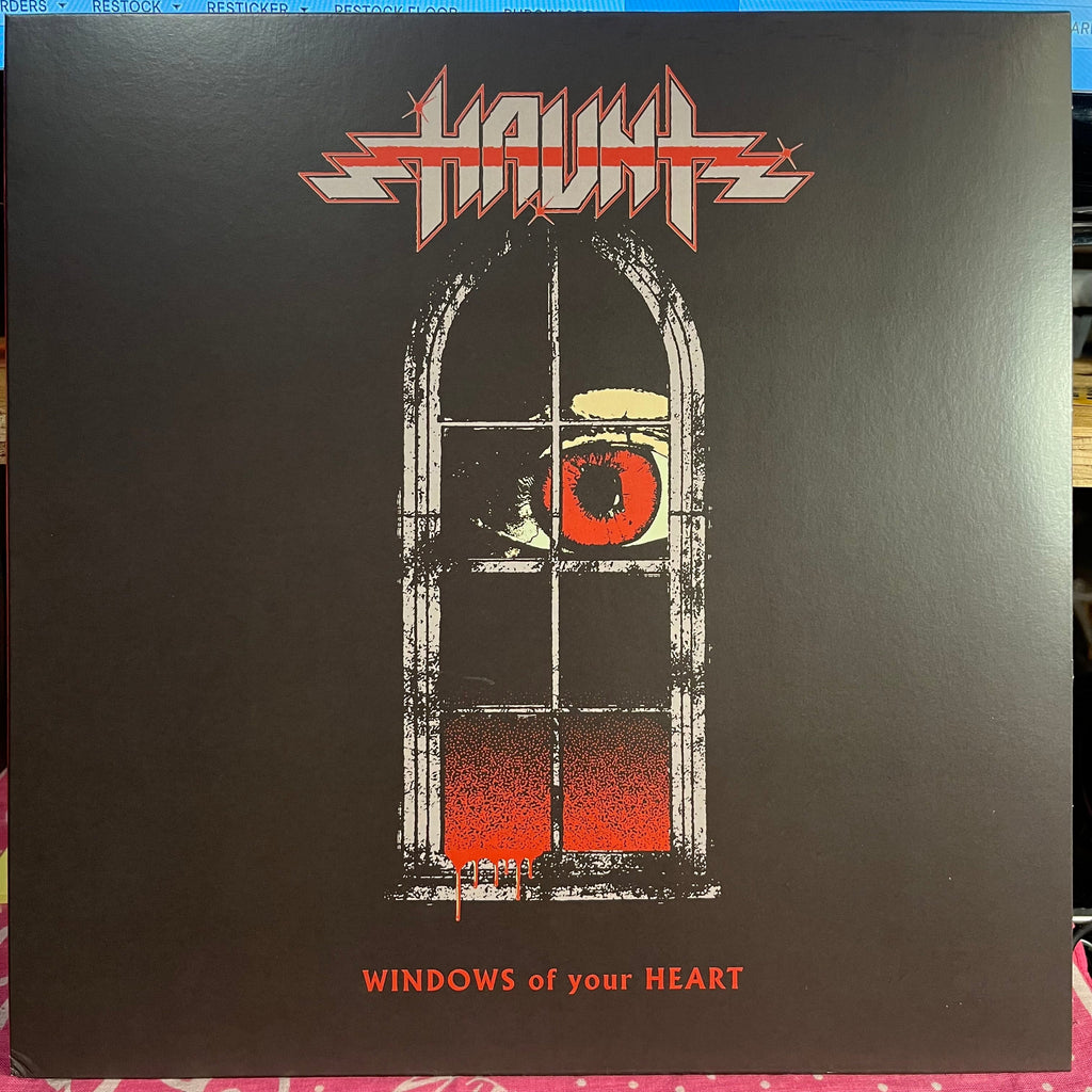 Windows Of Your Heart *HALF BLACK/CLEAR RED SPLATTER* | Mint (M) Near Mint (NM)-The Happy Cap