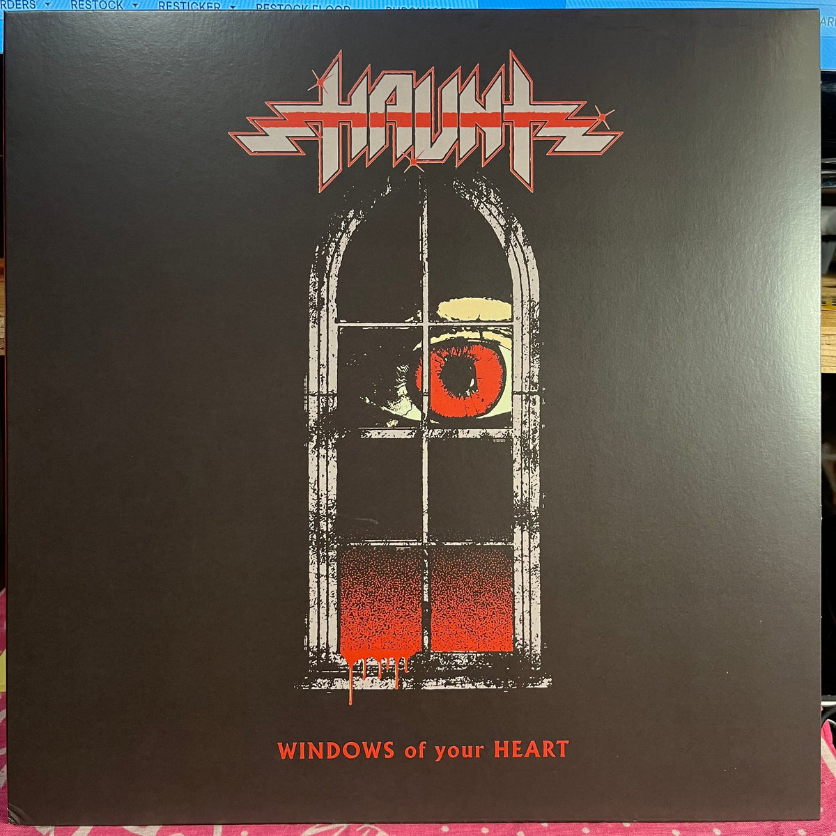 Windows Of Your Heart *HALF BLACK/CLEAR RED SPLATTER* | Mint (M) Near Mint (NM)-The Happy Cap