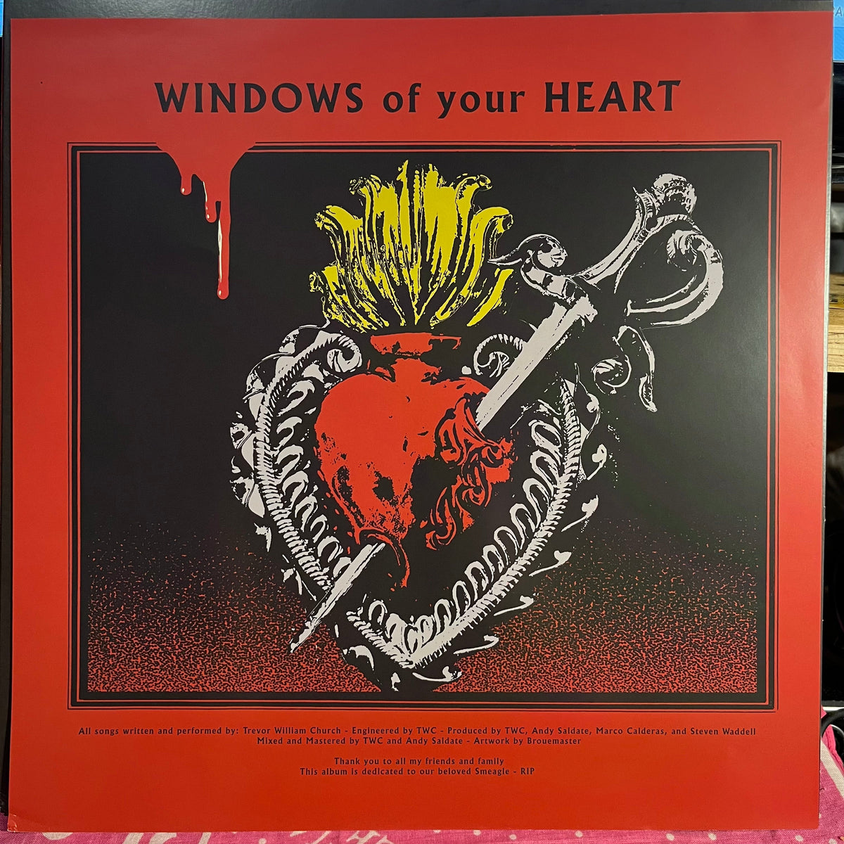 Windows Of Your Heart *HALF BLACK/CLEAR RED SPLATTER* | Mint (M) Near Mint (NM)-The Happy Cap