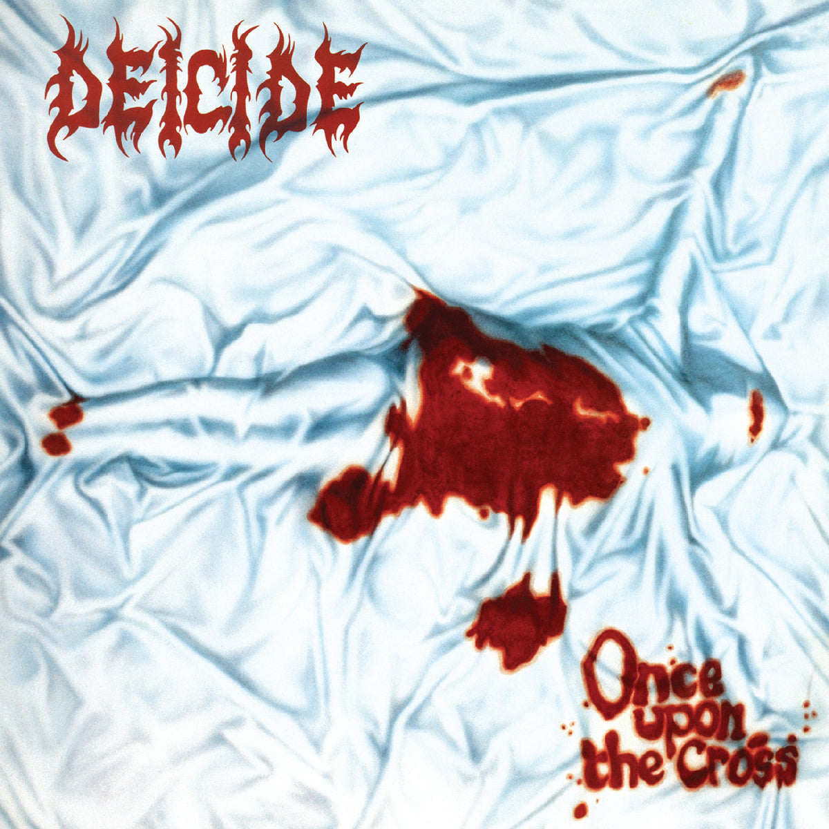 DEICIDE - Once upon the Cross - Remastered (MILKY CLEAR WITH BLOOD SPLATTER VINYL) | Mint (M) Mint (M)-The Happy Cap