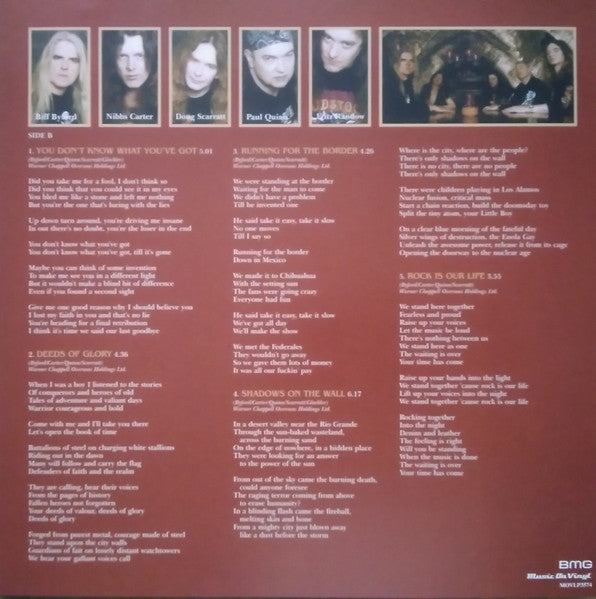 Saxon - Killing Ground (COLOR VINYL) | Mint (M) Mint (M)-The Happy Cap