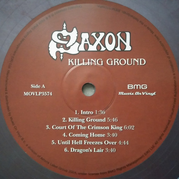 Saxon - Killing Ground (COLOR VINYL) | Mint (M) Mint (M)-The Happy Cap