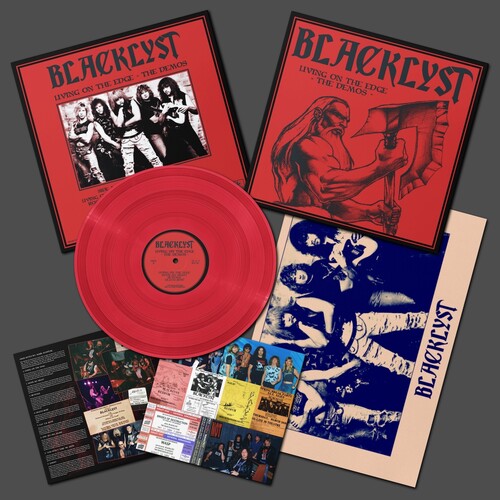 Blacklyst - Living on the Edge - The Demos (RED VINYL) | Mint (M) Mint (M)-The Happy Cap