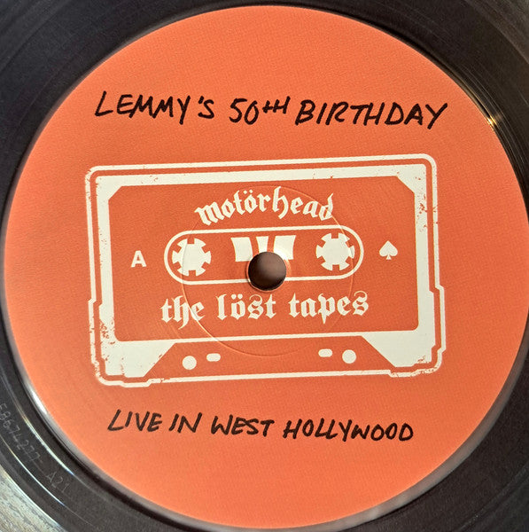 Motorhead - Lost Tapes Vol. 7: Lemmy's 50th Birthday, Live In West Hollywood 1995 (RSD CLEAR VINYL 2xLP BMG RIGHTS MANAGEMEN 2026) | NEW Mint (M) Mint (M)-The Happy Cap