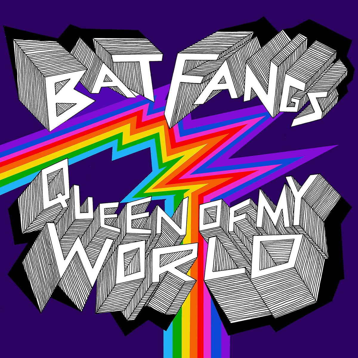 Bat Fangs - Queen Of My World (CD) |-The Happy Cap