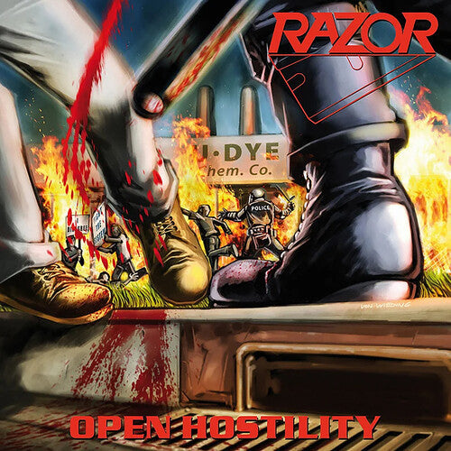 Razor - Open Hostility (VINYL) | Mint (M) Mint (M)-The Happy Cap