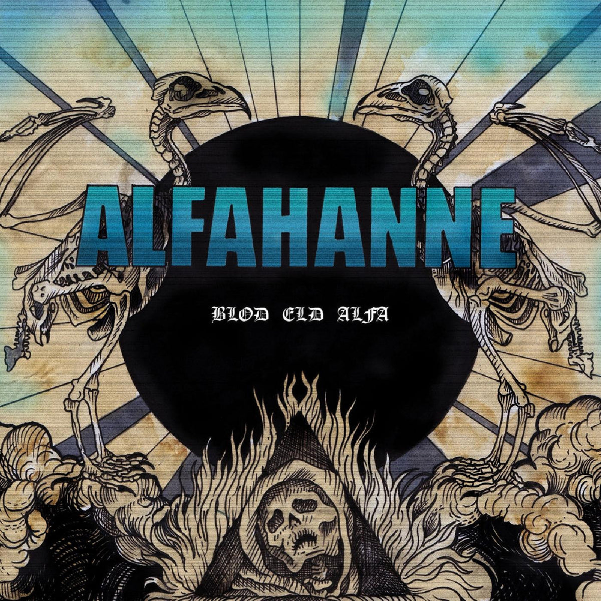 Alfahanne - Blod eld alfa (CD) |-The Happy Cap