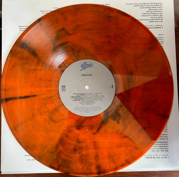 Firehouse - Firehouse (SMOKE & FIRE VINYL)*CREASED* | Mint (M) Excellent (EX)-The Happy Cap
