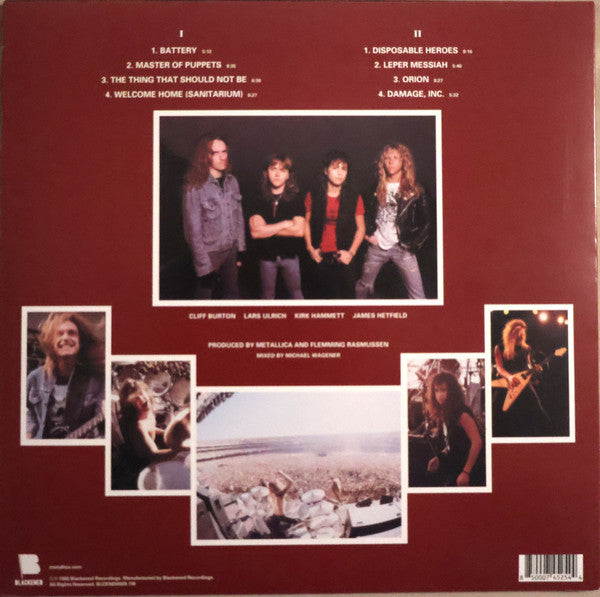Master Of Puppets (RED BRICK VINYL) |-The Happy Cap