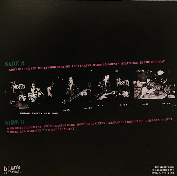 Misfits - Calling All Fiends - Studio Outtakes 1979-1980 (PINK VINYL) |-The Happy Cap