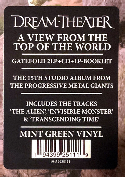 Dream Theater - A View From The Top Of The World (MINT GREEN VINYL) | Mint (M) Mint (M)-The Happy Cap