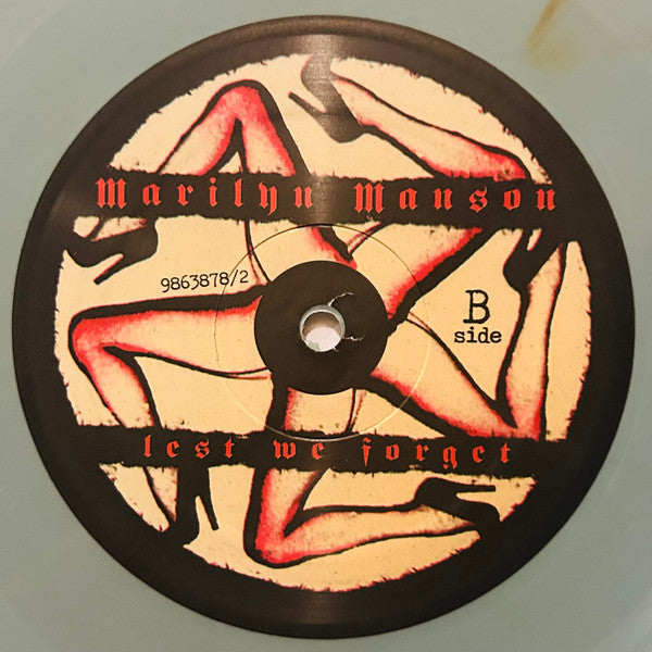 Marilyn Manson - Lest We Forget - The Best Of (UNOFFICIAL 2xCOLOR VINYL) | Mint (M) Mint (M)-The Happy Cap