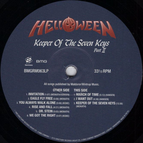 Keeper Of The Seven Keys (Part II) (*EUROPE PRESS* VINYL) | Mint (M) Mint (M)-The Happy Cap