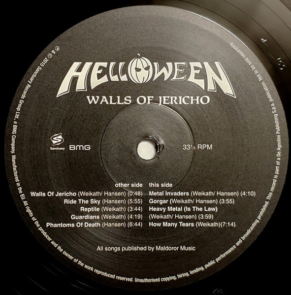 Walls Of Jericho (VINYL) |-The Happy Cap