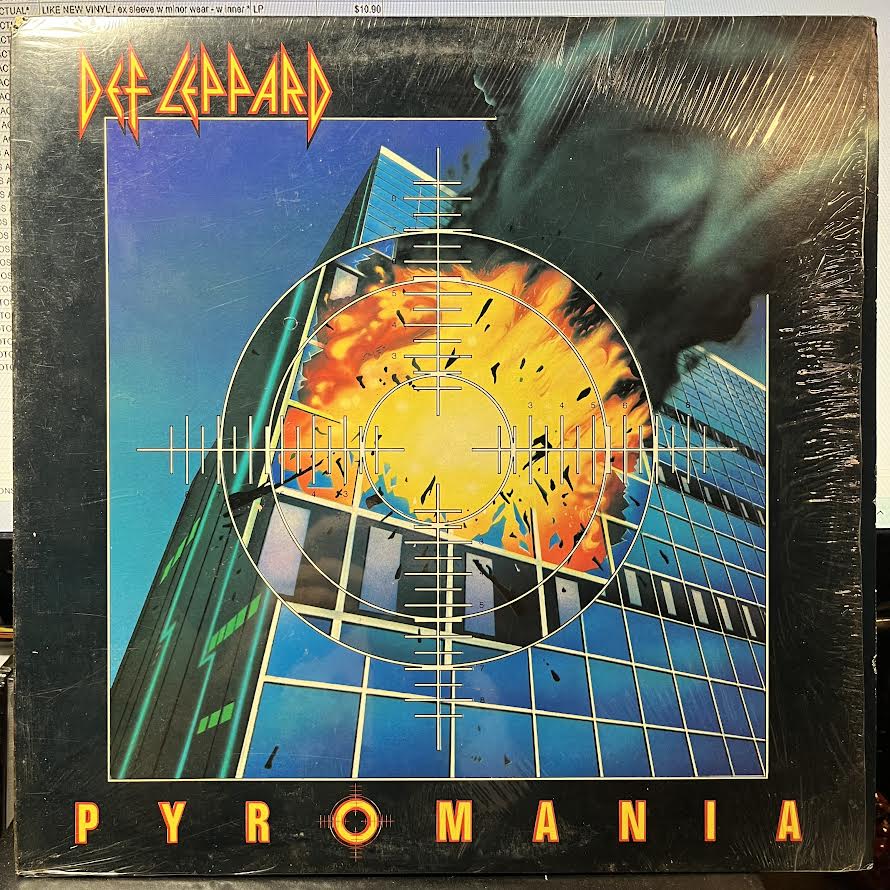 Def Leppard - Pyromania (VINYL) | Near Mint- (NM-) Near Mint (NM)-The Happy Cap