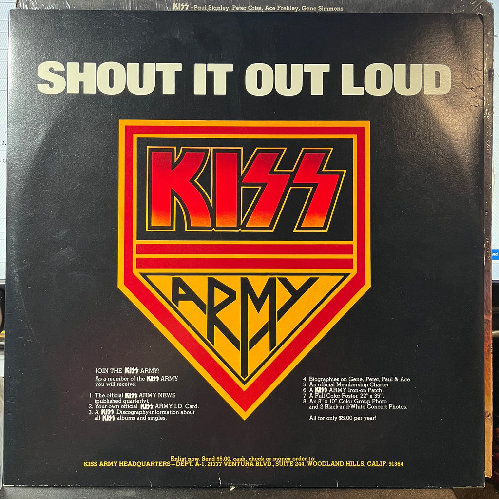 Kiss - Destroyer (VINYL) | Near Mint- (NM-) Excellent+ (EX+)-The Happy Cap