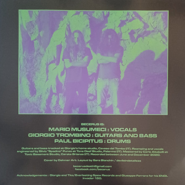 Becerus - Homo Homini Brutus (VINYL) | Near Mint+ (NM+) Mint (M)-The Happy Cap