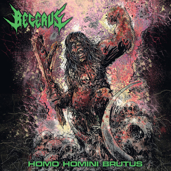 Becerus - Homo Homini Brutus (VINYL) | Near Mint+ (NM+) Mint (M)-The Happy Cap